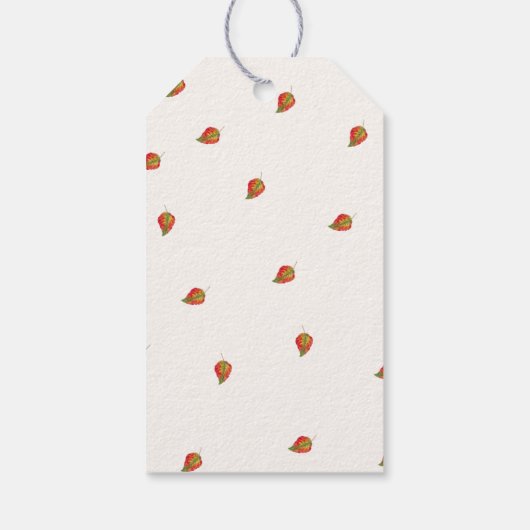 ボホ秋パンプキ感謝していンユー誕生日 ギフトタグ (裏面)