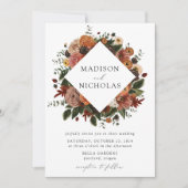 ボホ秋フローラフレ結婚ーム 招待状 (正面)