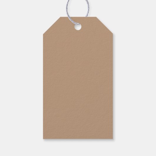 ボホ秋フローラブライダルシャワーありがとうギフトラベル ギフトタグ (裏面)