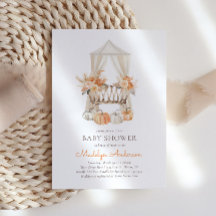 ボホ秋フローラベビーシャワー