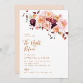 ボホ秋フローラ前夜 招待状 (正面/裏面)