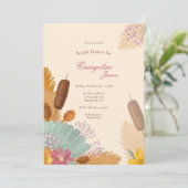 ボホ秋ブライダルシャワー 招待状 (スタンド正面)