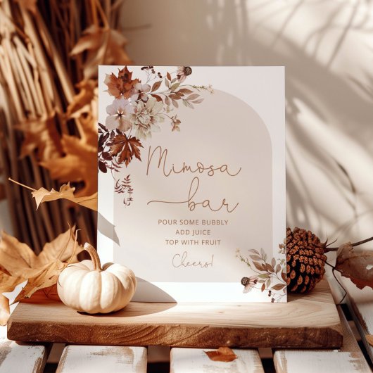 ボホ秋ミモサバー徴候 ポスター