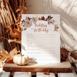 ボホ秋リトルカボチャフローラベビー予測