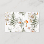 ボホ秋リトルキノコおむつラッフルチケット エンクロージャーカード (裏面)