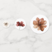 ボホ秋ワイルドフラワーベビーシャワー コンフェッティ (正面)