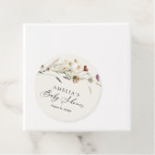 ボホ秋ワイルドフラワーベビーシャワー フェイバータグ (インサイチュ)