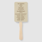 ボホ秋ワイルドフラー結婚ズ ハンドファン (裏面)