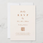 ボホ秋ワイルドフラー結婚ズ 招待状 (裏面)