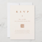 ボホ秋ワイルドフラー結婚ズ 招待状 (裏面)