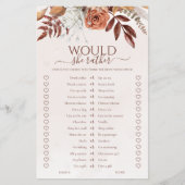 ボホ秋彼女はむしろブライダルシャワーゲーム (正面)