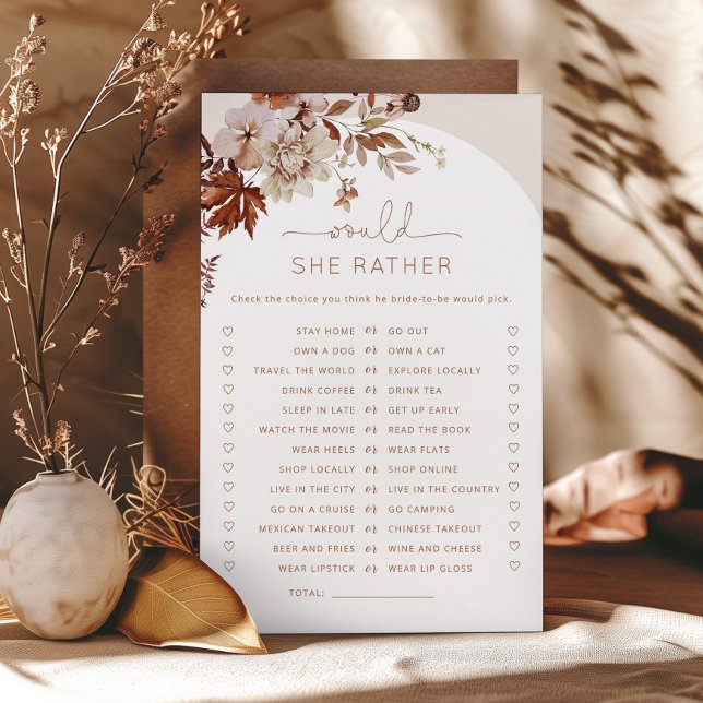 ボホ秋彼女はむしろブライダルシャワーゲーム (クリエイターアップロード済み)