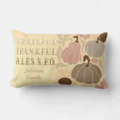 ボホ秋感謝の感謝感謝賛美の感謝祭 ランバークッション (正面)