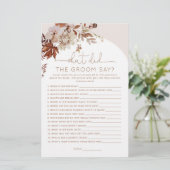 ボホ秋新郎は何と言ったブライダルゲーム (スタンド正面)