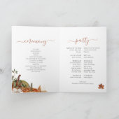 ボホ秋水彩フローラテラコッタ結婚ズ プログラム (内部)