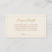 ボホ秋水玉模様パンプキンズオムツラッフル エンクロージャーカード (裏面)