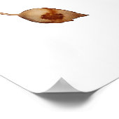 ボホ秋秋フローラブライダルシャワー標識 ポスター (角)