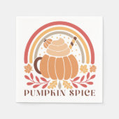 ボホ秋秋引用文 スタンダードカクテルナプキン (正面)