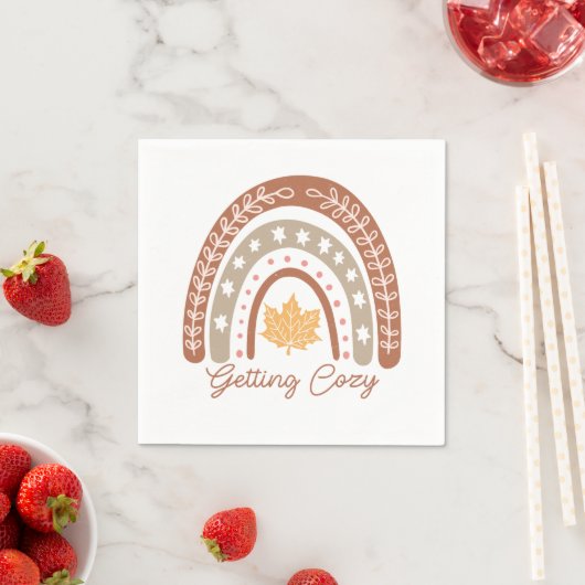 ボホ秋秋引用文 スタンダードカクテルナプキン (インサイチュ)