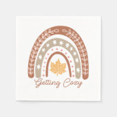 ボホ秋秋引用文 スタンダードカクテルナプキン (正面)