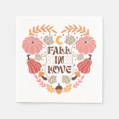 ボホ秋秋引用文 スタンダードカクテルナプキン (正面)