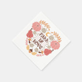 ボホ秋秋引用文 スタンダードカクテルナプキン (角)