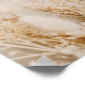 ボホ秋結婚花の歓迎サイン ポスター (角)