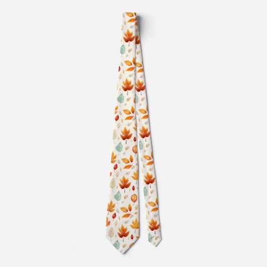 ボホ秋離れパターン秋の美しいとスタイル ネクタイ (正面)