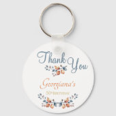 ボホ秋50誕生日サンキューキーチェーン キーホルダー (裏面)