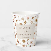 ボホ秋 紙コップ (裏面)