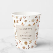 ボホ秋 紙コップ (正面)