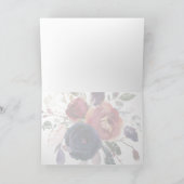 ボホ空白のバエレガントルグンディ海軍フローラ内 サンキューカード (内部)