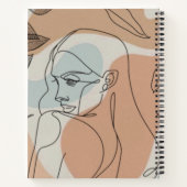 ボホ系アートウーマン ノートブック (裏面)
