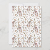 ボホ紅葉 |ボタニカル結婚ズ 招待状 (裏面)