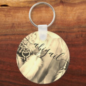 ボホ素晴らしボヘミアンスタイルドリームキャッチャー羽根 キーホルダー (正面)