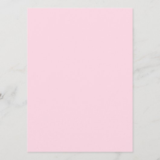 ボホ素朴なピンクのラベ結婚ンダーの花やパーティー メニュー (裏面)