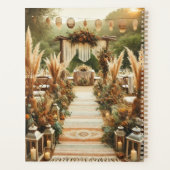 ボホ素朴の結婚-Mr. & Mrs. Personalizable プランナー手帳 (裏面)