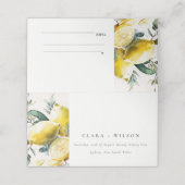 ボホ素朴イエローレモンガーデンウォーター結婚カラー プレイスカード (外部開封)