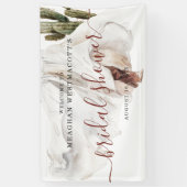 ボホ素朴ウェスタン |ブライダルシャワーへようこそ 横断幕 (縦)