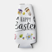 ボホ素朴ウォーター色カラフルハッピーイースター ボトルクーラー (正面)
