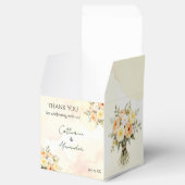 ボホ素朴ウォーター色バラズ結婚サンキュー フェイバーボックス (オープン)