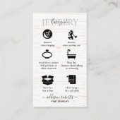 ボホ素朴ウッドウォーターカラーヒマワリジュエリー気に 名刺 (正面)