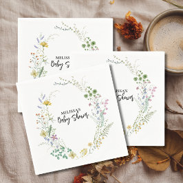 ボホ素朴ウ山花 スタンダードカクテルナプキン