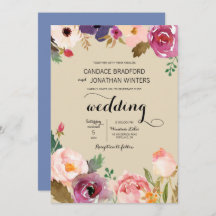 ボホ素朴ウ水彩花結婚の