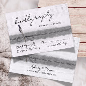 ボホ素朴エコバフェイクーラップウッドラベンダーズ結婚ス 出欠カード