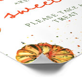 ボホ素朴カボチャベビーは甘い ポスター (角)