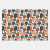 ボホ素朴カボチャ ラッピングペーパーシート (正面2)