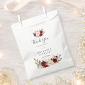 ボホ素朴カラフルフローラありがとう結婚さん フェイバーバッグ (クリップ留めされた状態)