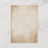 ボホ素朴カントリーボーイシャワーおむつラッフル エンクロージャーカード (裏面)