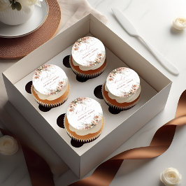 ボホ素朴ガーデン結婚フラワーズ ラウンドシール